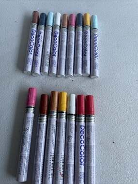 DecoColor 300 S Opaque Paint Marker Lot 9 New 7 Used